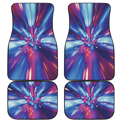 Lightspeed Vortex Print Front and Back Car Floor Mats