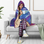 Lightspeed Vortex Print Hooded Blanket