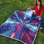 Lightspeed Vortex Print Quilt