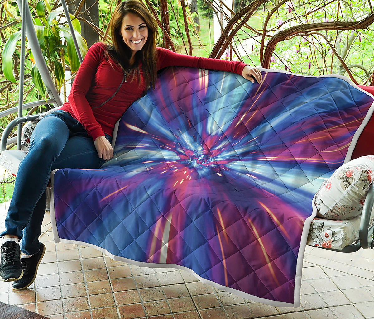 Lightspeed Vortex Print Quilt
