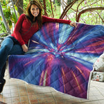 Lightspeed Vortex Print Quilt