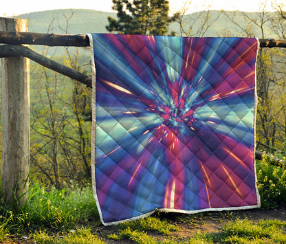 Lightspeed Vortex Print Quilt