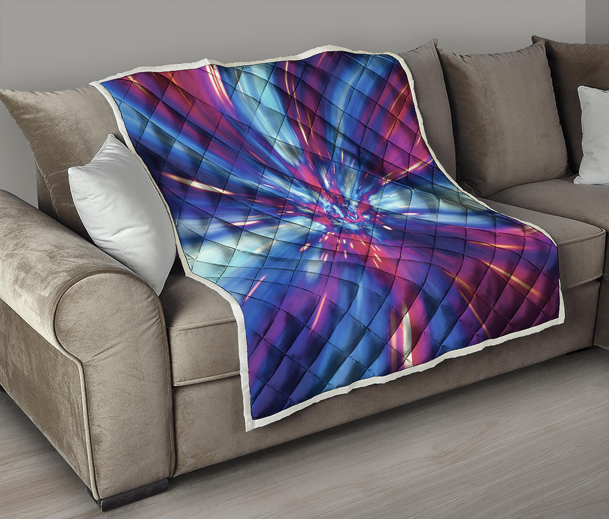 Lightspeed Vortex Print Quilt