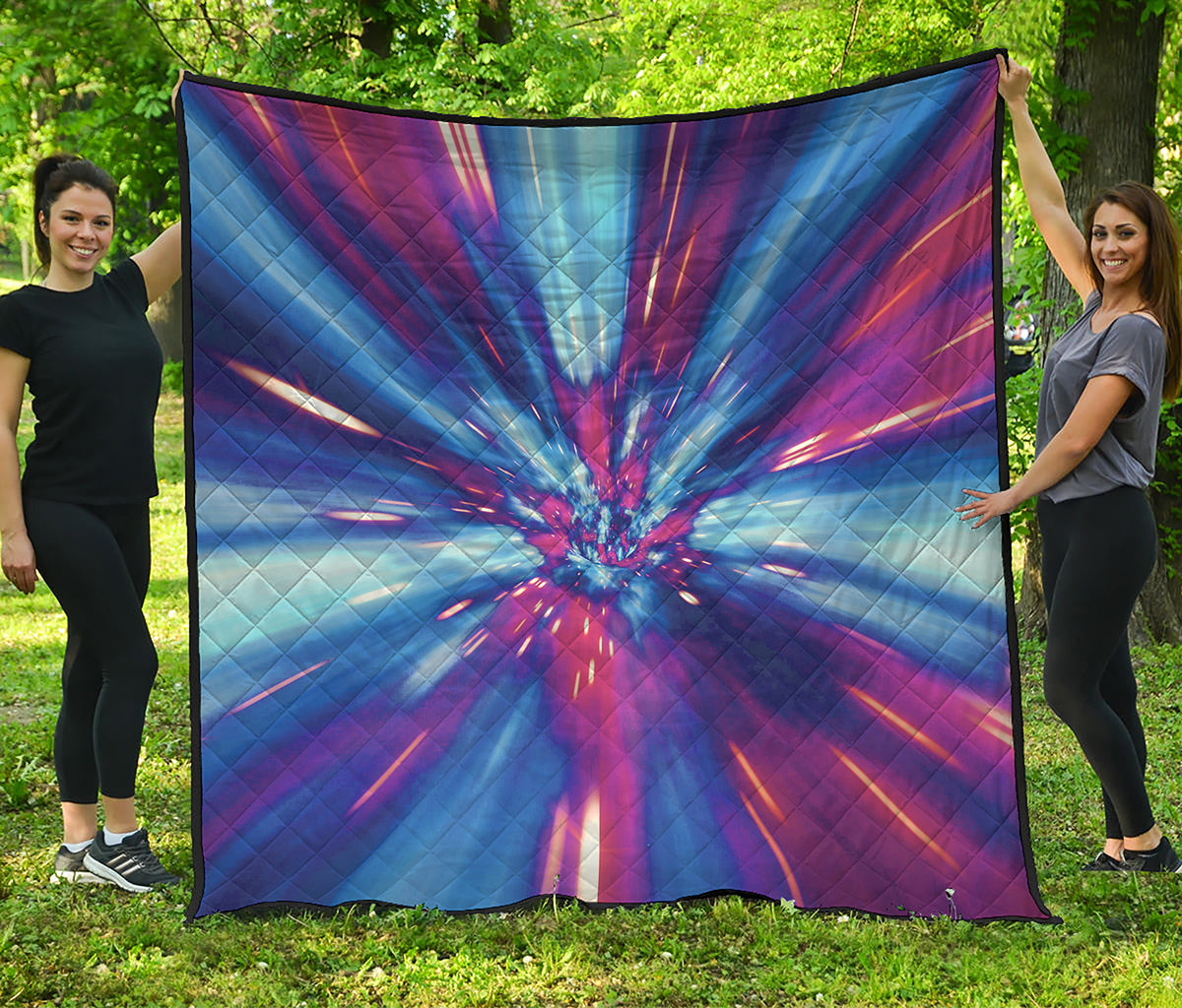 Lightspeed Vortex Print Quilt
