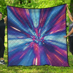 Lightspeed Vortex Print Quilt
