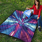 Lightspeed Vortex Print Quilt