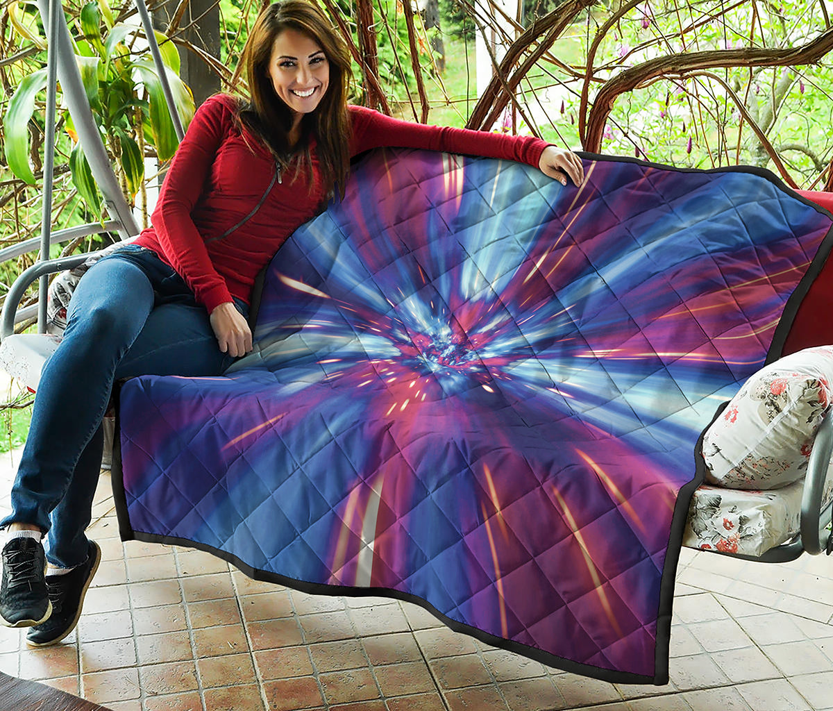 Lightspeed Vortex Print Quilt