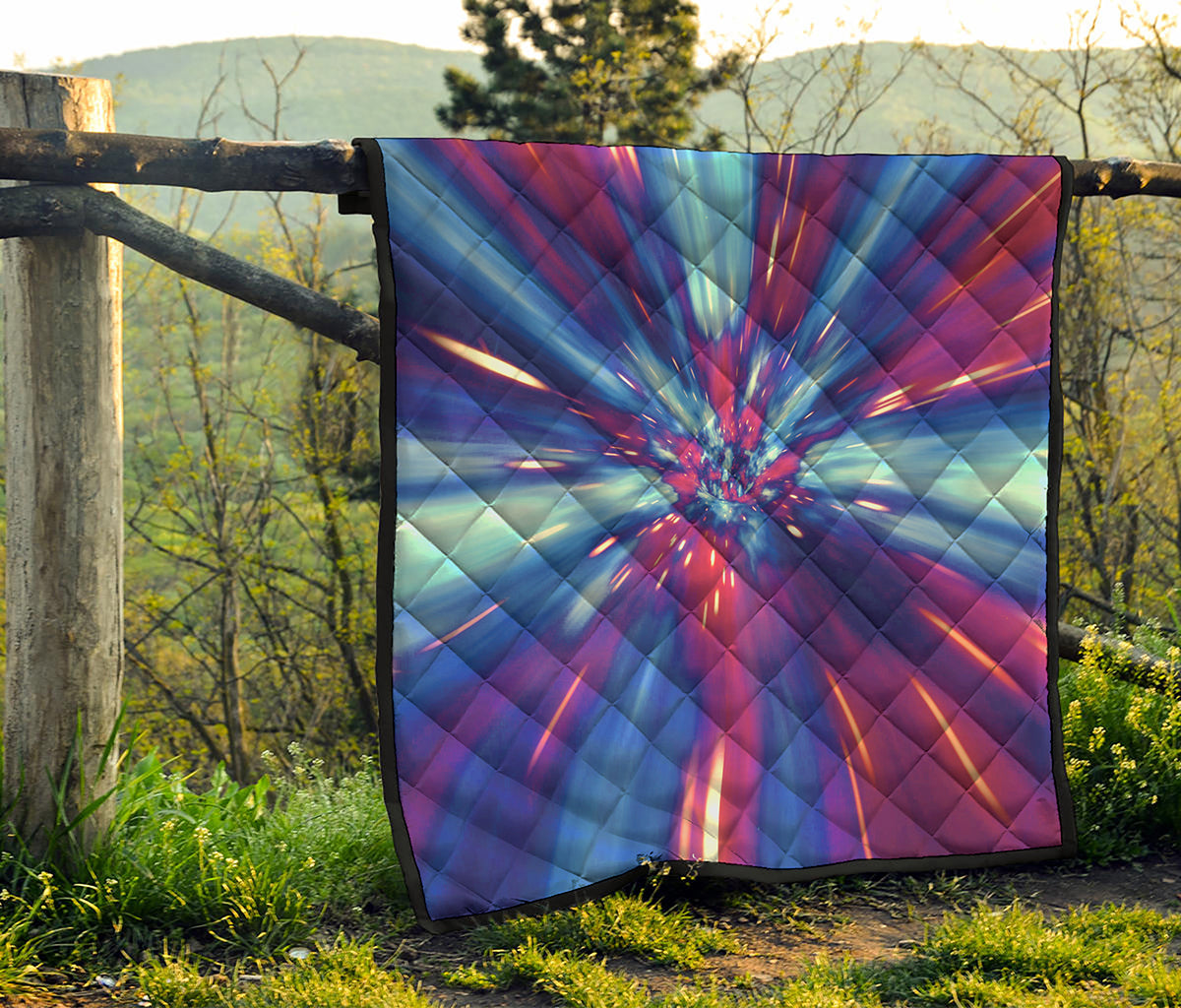 Lightspeed Vortex Print Quilt