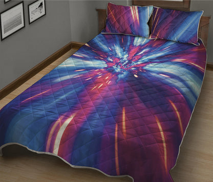 Lightspeed Vortex Print Quilt Bed Set