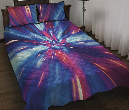 Lightspeed Vortex Print Quilt Bed Set