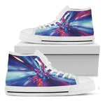 Lightspeed Vortex Print White High Top Shoes