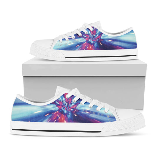 Lightspeed Vortex Print White Low Top Shoes