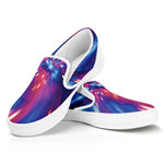 Lightspeed Vortex Print White Slip On Shoes