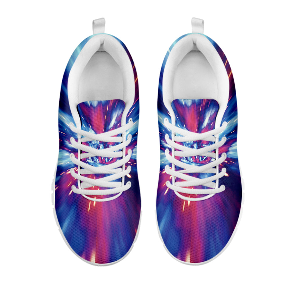 Lightspeed Vortex Print White Sneakers
