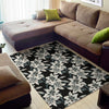 Lily Floral Pattern Print Area Rug