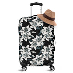 Lily Floral Pattern Print Luggage Cover