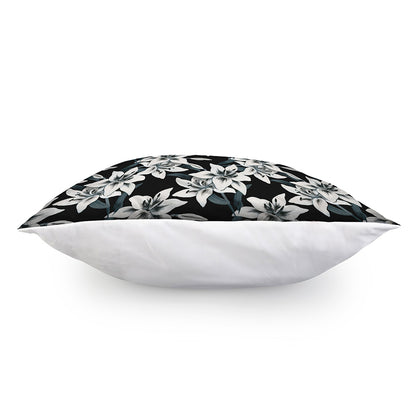 Lily Floral Pattern Print Pillow Cover