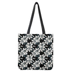 Lily Floral Pattern Print Tote Bag