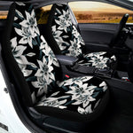 Lily Floral Pattern Print Universal Fit Car Seat Covers