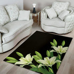 Lily Floral Print Area Rug