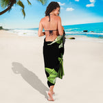 Lily Floral Print Beach Sarong Wrap