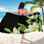 Lily Floral Print Beach Sarong Wrap