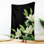Lily Floral Print Blanket