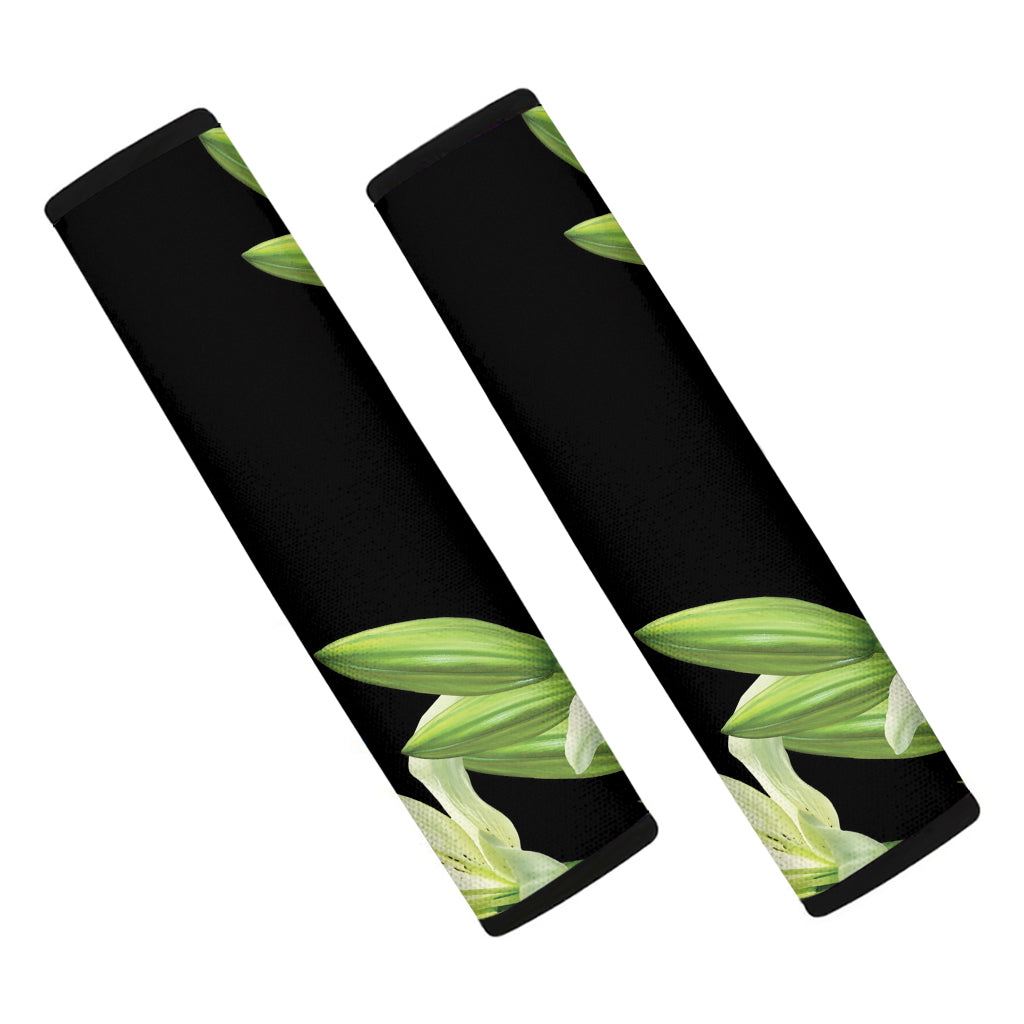 Lily Floral Print Car Seat Belt Covers