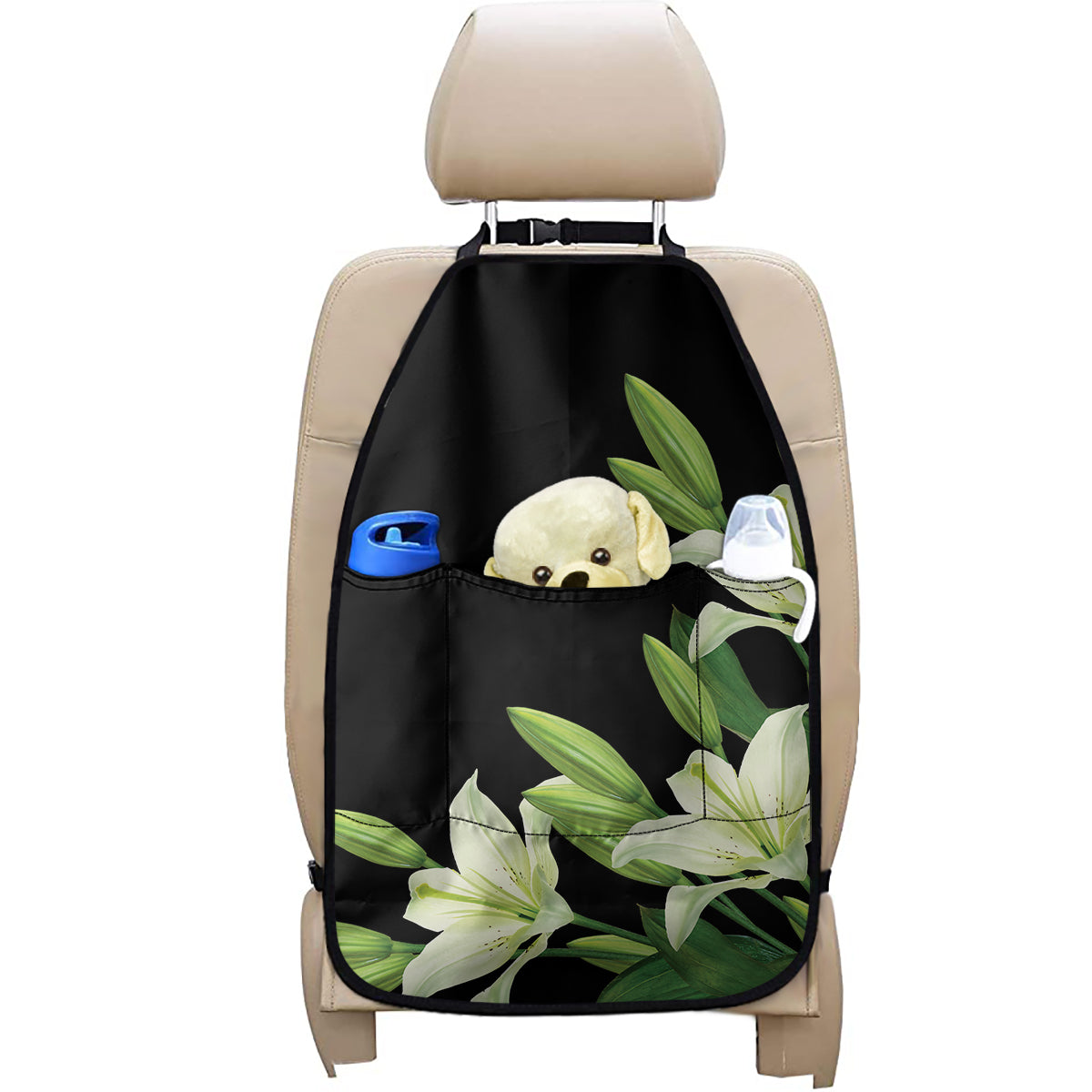 Lily Floral Print Car Seat Organizers