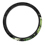 Lily Floral Print Car Steering Wheel Cover