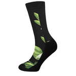 Lily Floral Print Crew Socks