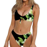 Lily Floral Print Front Bow Tie Bikini