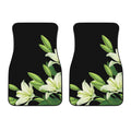 Lily Floral Print Front Car Floor Mats