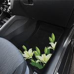 Lily Floral Print Front Car Floor Mats