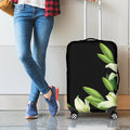 Lily Floral Print Luggage Cover