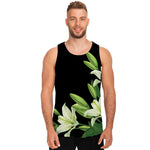 Lily Floral Print Men's Tank Top