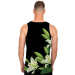 Lily Floral Print Men's Tank Top