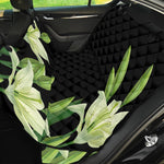 Lily Floral Print Pet Car Back Seat Cover