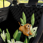 Lily Floral Print Pet Car Back Seat Cover