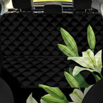 Lily Floral Print Pet Car Back Seat Cover