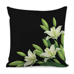 Lily Floral Print Pillow Cover