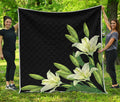 Lily Floral Print Quilt