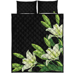 Lily Floral Print Quilt Bed Set
