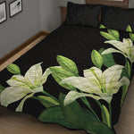 Lily Floral Print Quilt Bed Set
