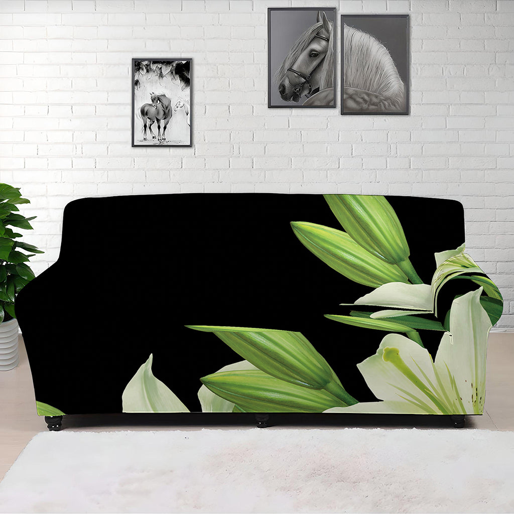 Lily Floral Print Sofa Cover