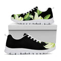 Lily Floral Print White Running Shoes