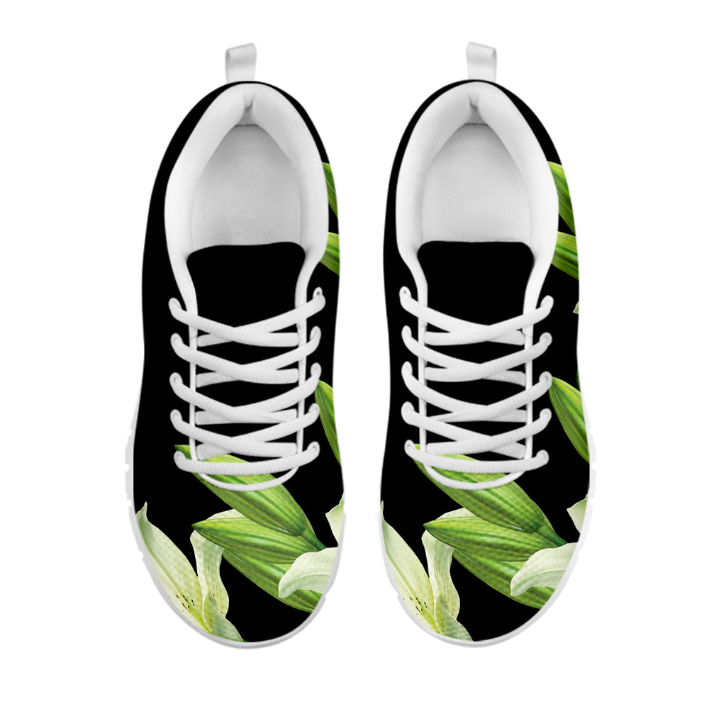 Lily Floral Print White Sneakers