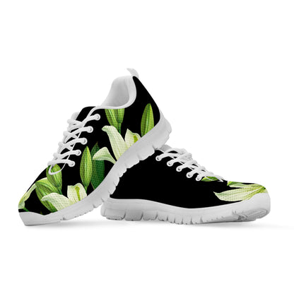 Lily Floral Print White Sneakers