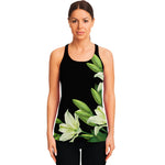 Lily Floral Print Women's Racerback Tank Top