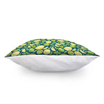 Lime And Lemon Pattern Print Pillow Cover